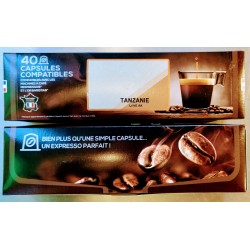 Tanzanie AA pur arabica en capsules force 7/10